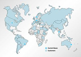 Global Presence of Aerodata with their subsidiary companies
