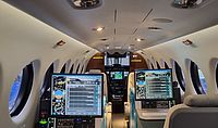 Arbeitsplätze für Bediener und Beobachter in der Beechcraft King Air 360.