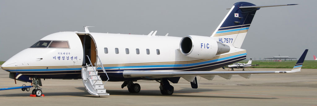 Flight Inspection Aircraft of type Challenger CL-601/R3 for Civil Aviation Safety Authority of Korea