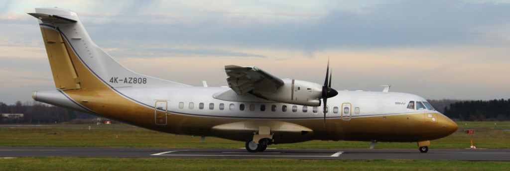 Flight Inspection Aircraft of type ATR 42 for Silk Aviation, Azerbaijan in 2013