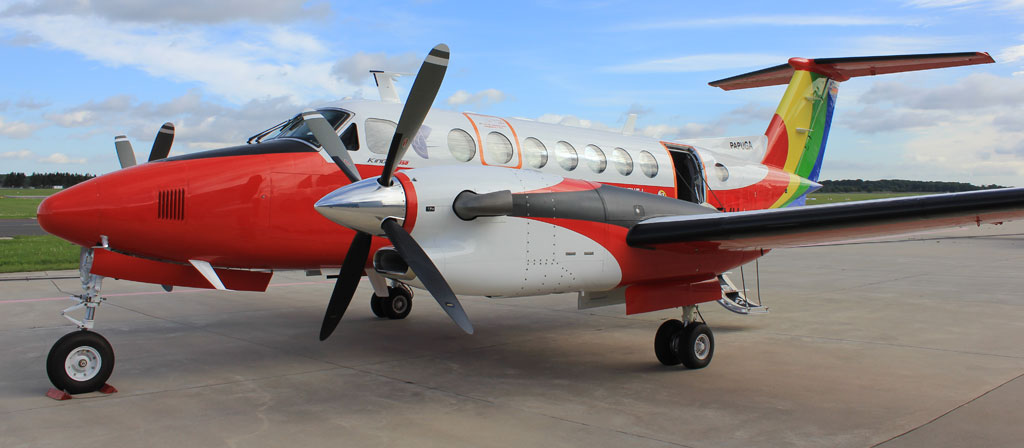 Flight Inspection Aircraft of type King Air 350 for PANSA in Poland