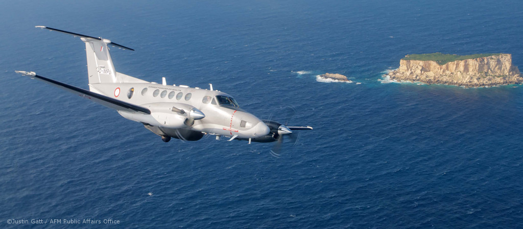 Surveillance Aircraft of type King Air B200 for the Armed Forces of Malta